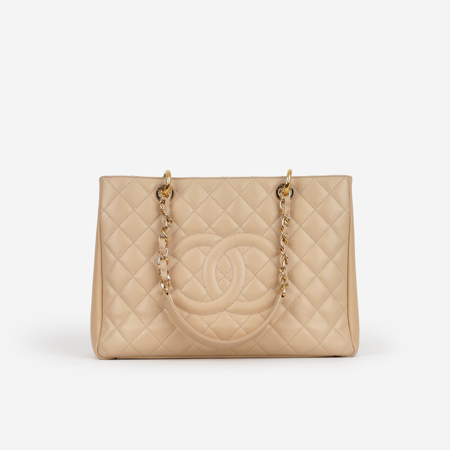 Chanel GST - Beige Caviar | Gold Hardware