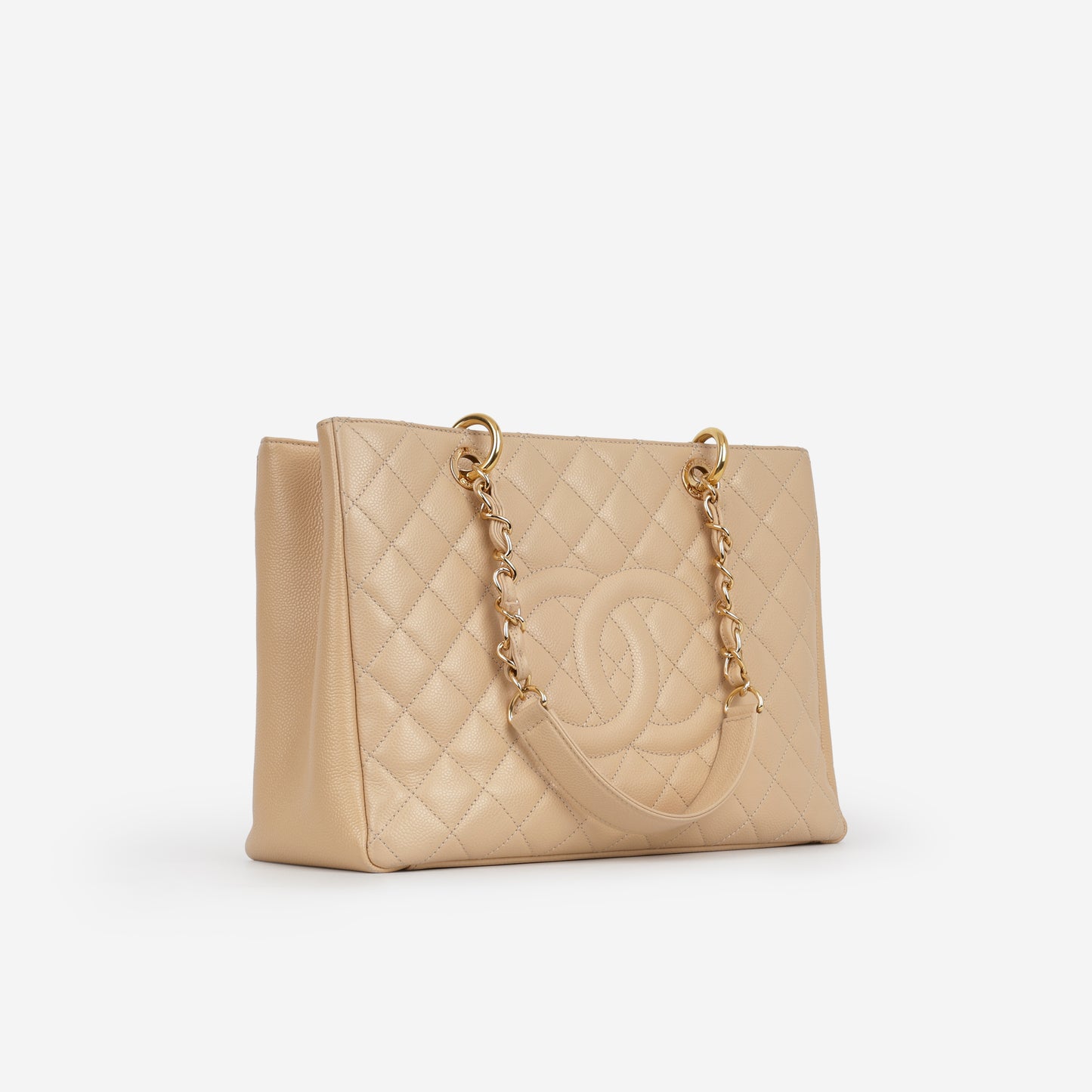 Chanel GST - Beige Caviar | Gold Hardware