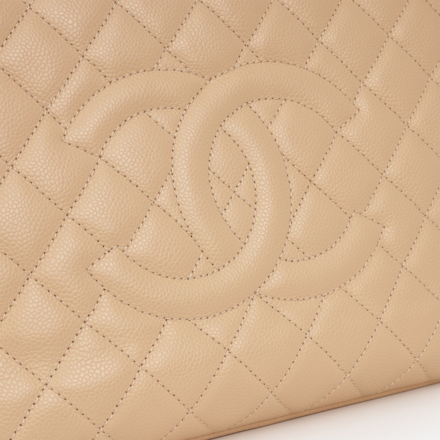 Chanel GST - Beige Caviar | Gold Hardware