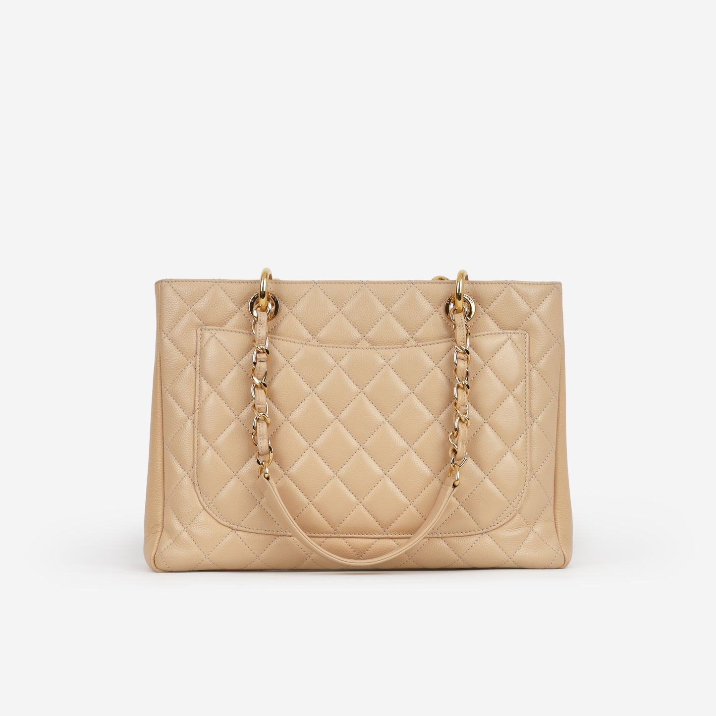 Chanel GST - Beige Caviar | Gold Hardware