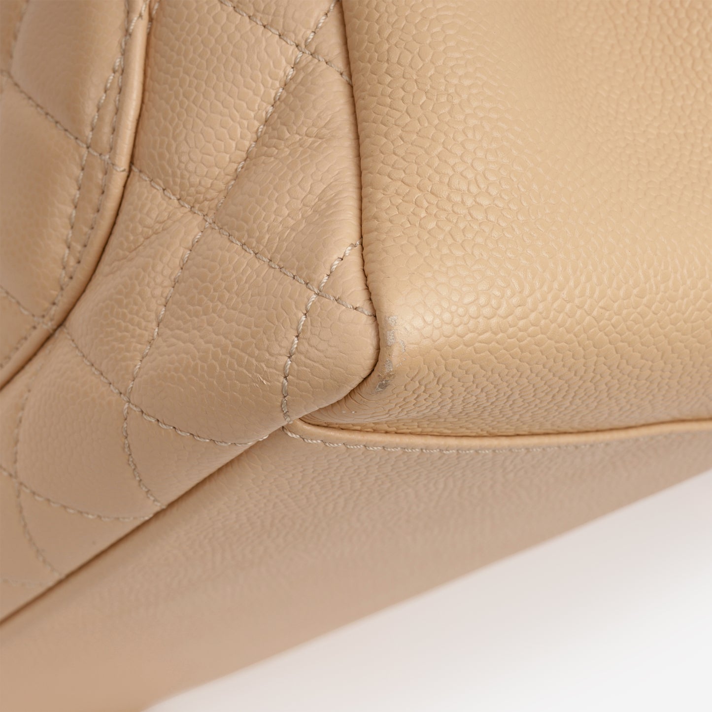 Chanel GST - Beige Caviar | Gold Hardware