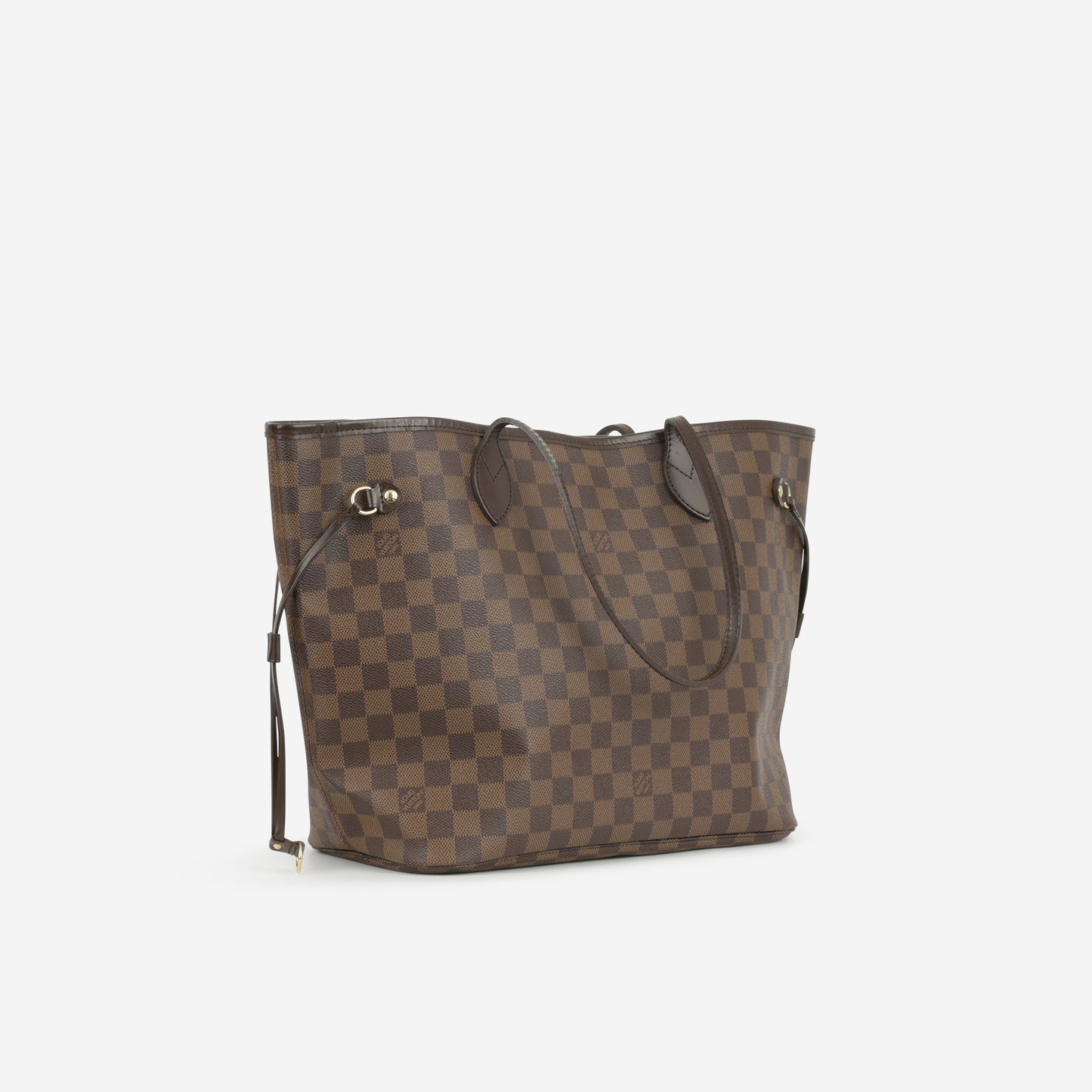 Louis Vuitton Neverfull MM - Damier Ebene | Gold Hardware - Bagista