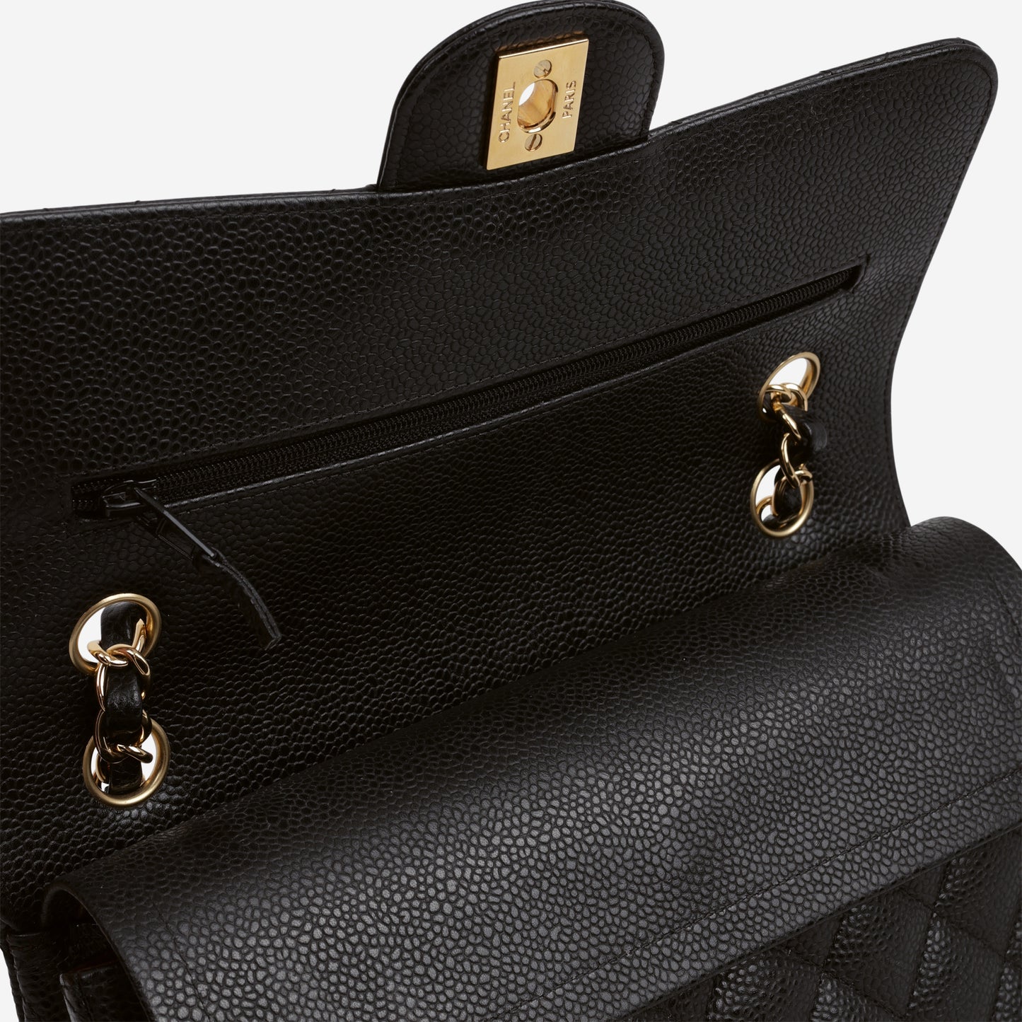 Chanel Small Classic Flap - Black Caviar | Gold Hardware - Bagista