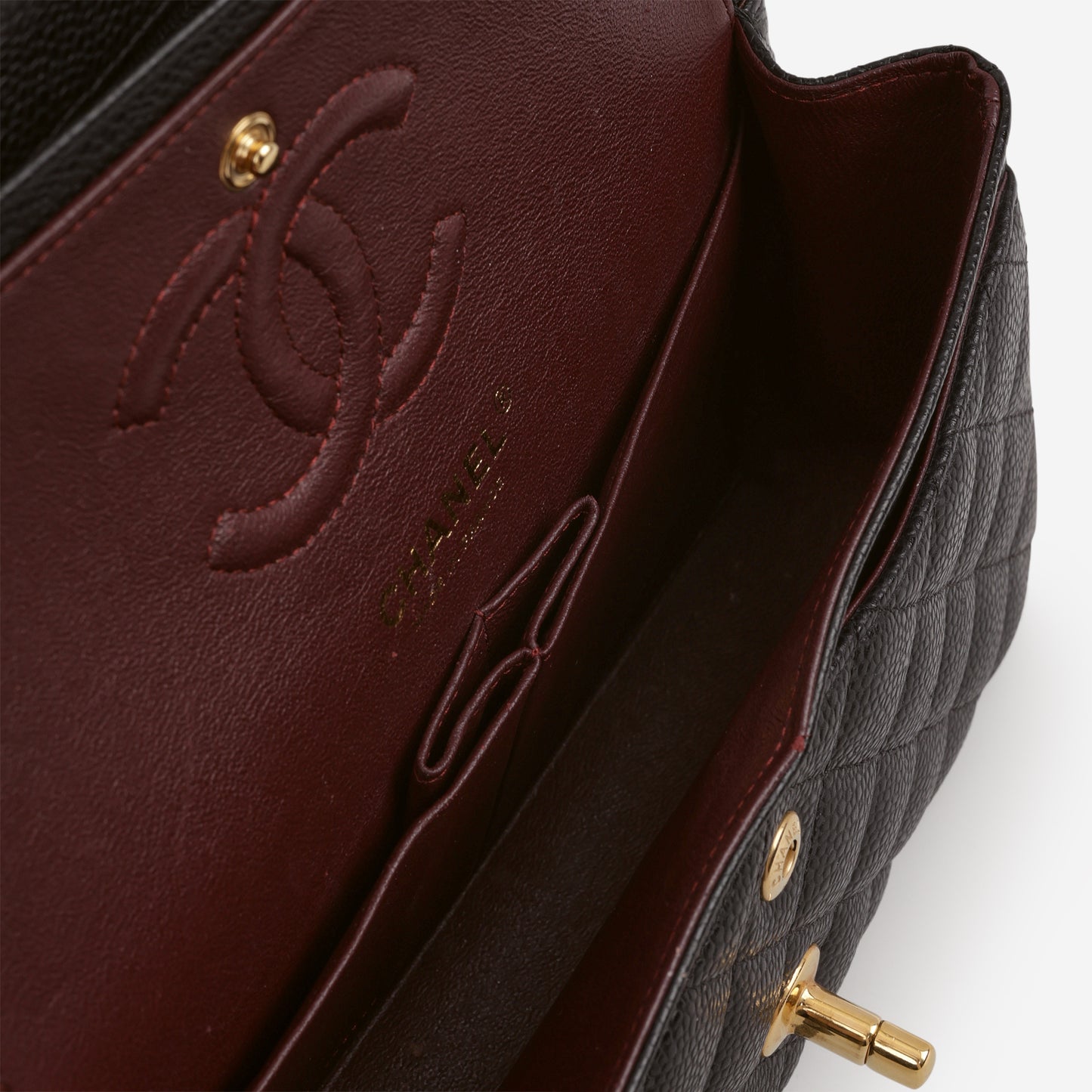 Chanel Small Classic Flap - Black Caviar | Gold Hardware - Bagista