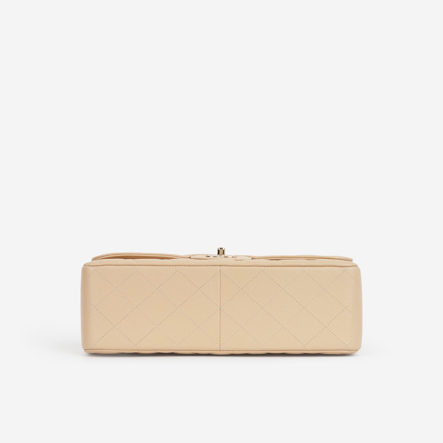 Chanel Classic Jumbo Double Flap - Beige Caviar | Gold Hardware