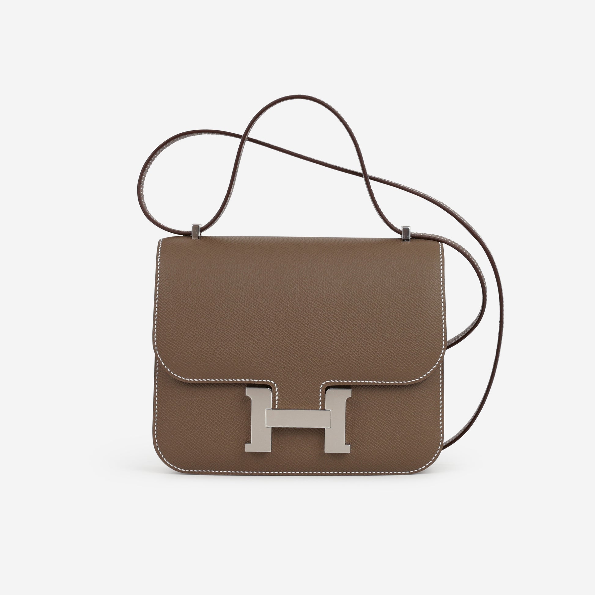 Hermès Constance 18  - Etoupe Epsom | Palladium Hardware - Bagista