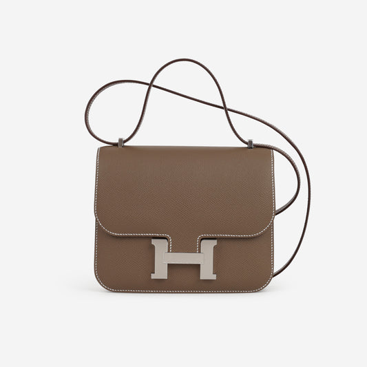 Hermès Constance 18  - Etoupe Epsom | Palladium Hardware