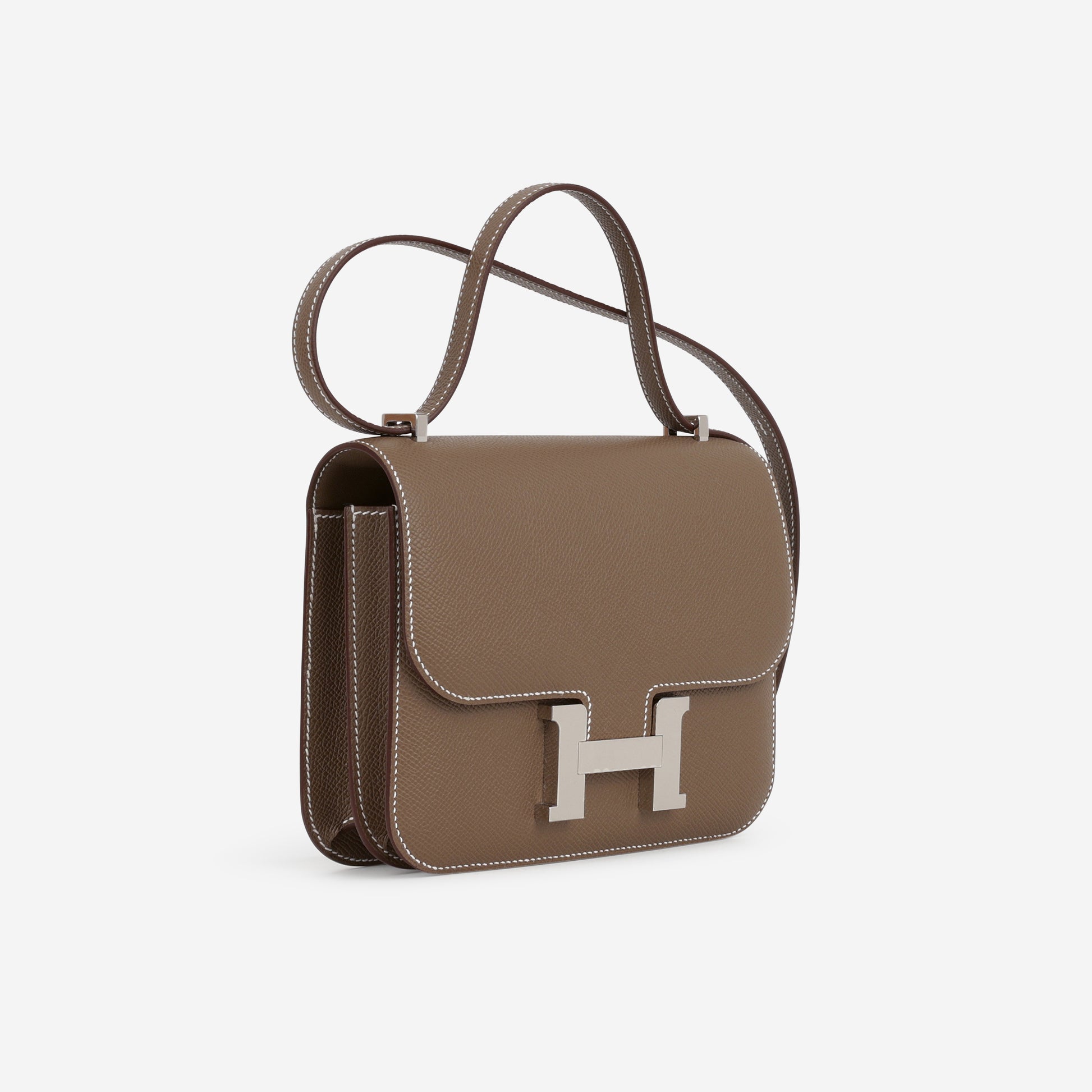 Hermès Constance 18  - Etoupe Epsom | Palladium Hardware - Bagista