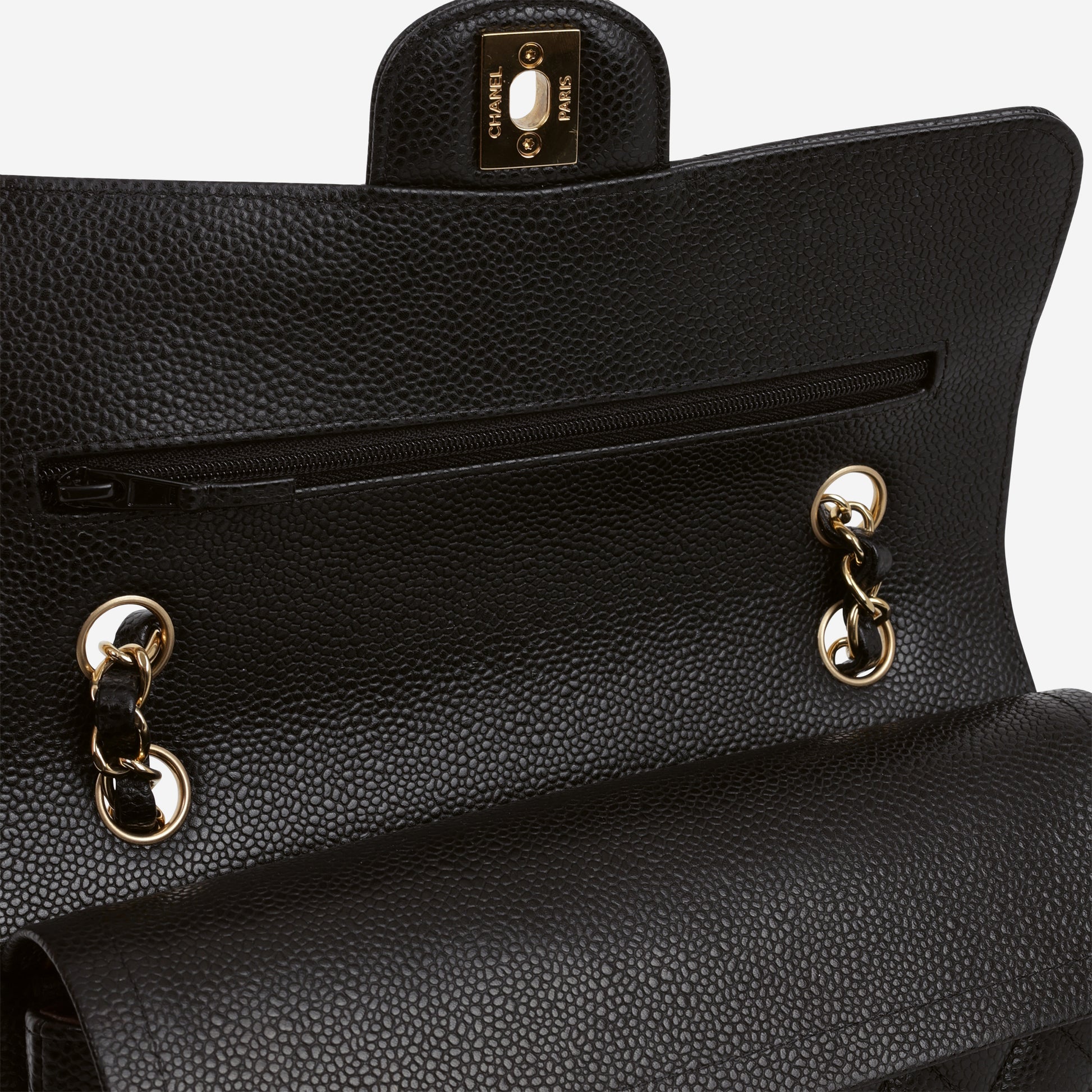 Chanel Small Classic Flap - Black Caviar | Gold Hardware - Bagista