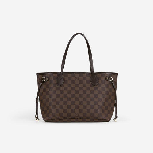 Louis Vuitton Neverfull PM - Damier Ebene | Gold Hardware