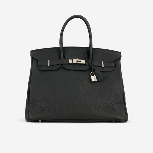 Hermès Birkin 35 - Black Togo | Palladium Hardware