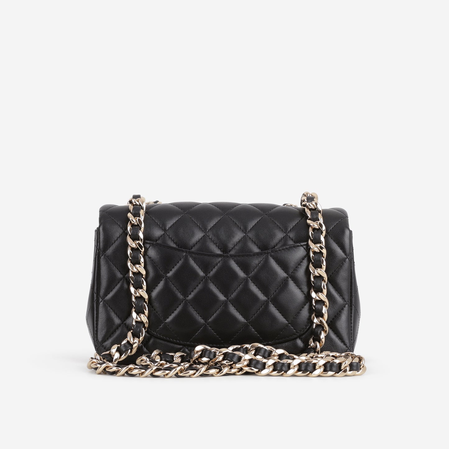 Chanel Mini Rectangular Coco Charms - Black Lambskin | Champagne Gold Hardware