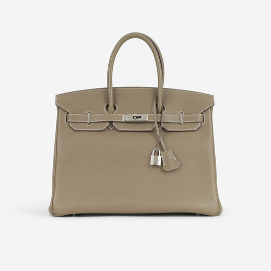 Hermès Birkin 35 - Etoupe Togo | Palladium Hardware