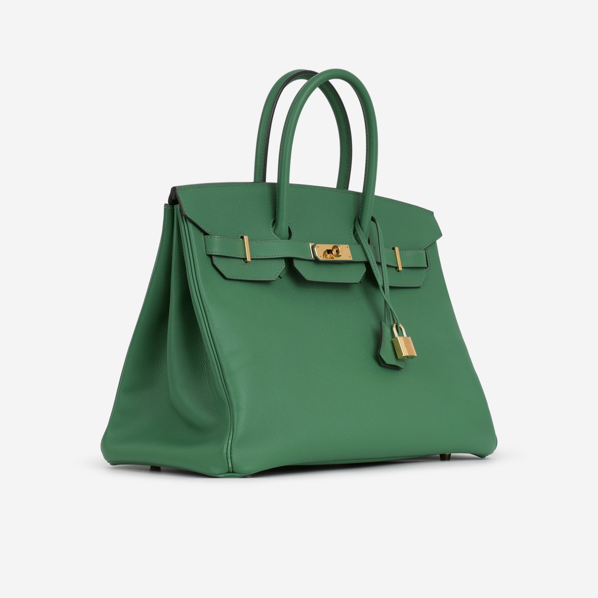 Hermès Birkin 35 - Vert Jade Epsom Retourne | Gold Hardware - Bagista