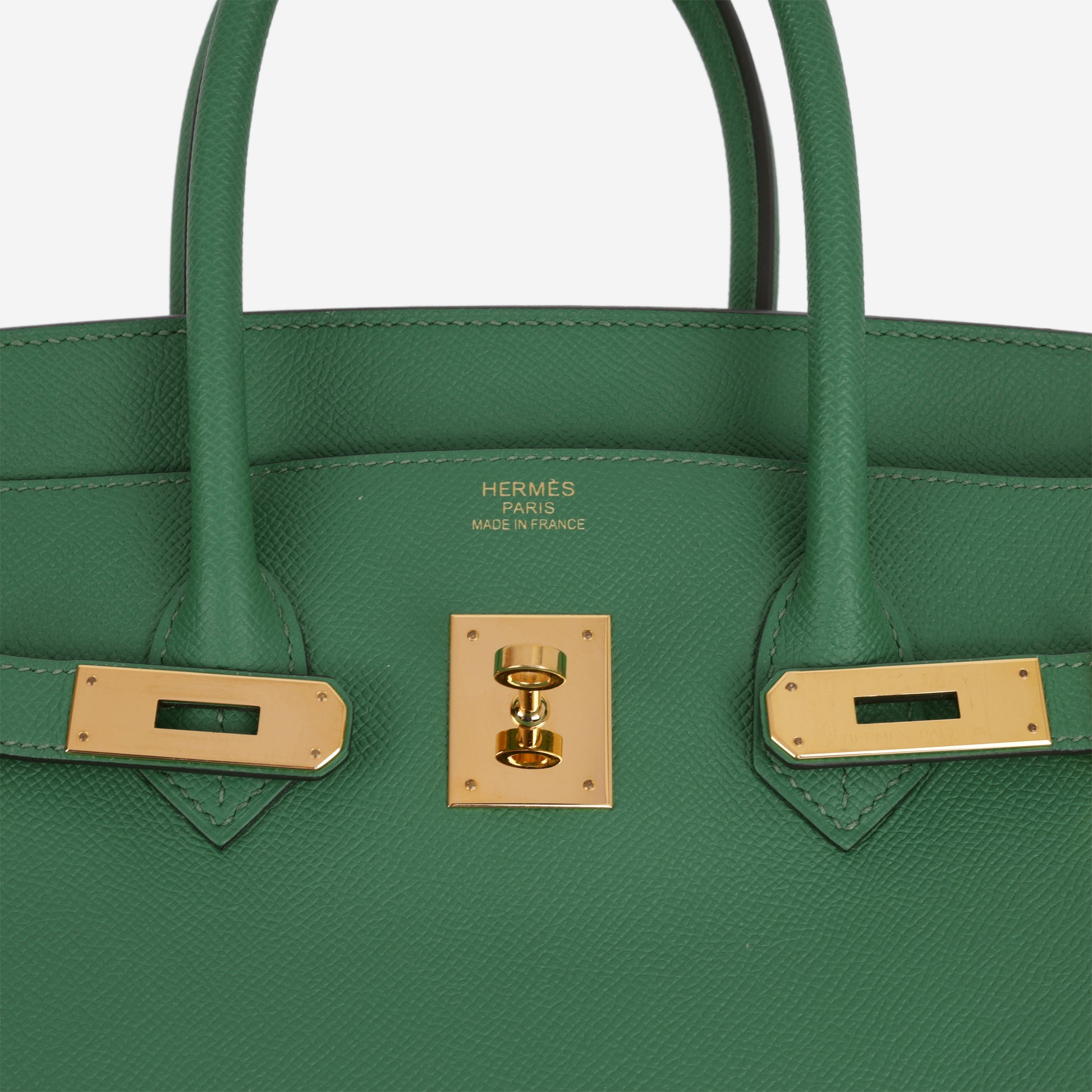Hermès Birkin 35 - Vert Jade Epsom Retourne | Gold Hardware - Bagista
