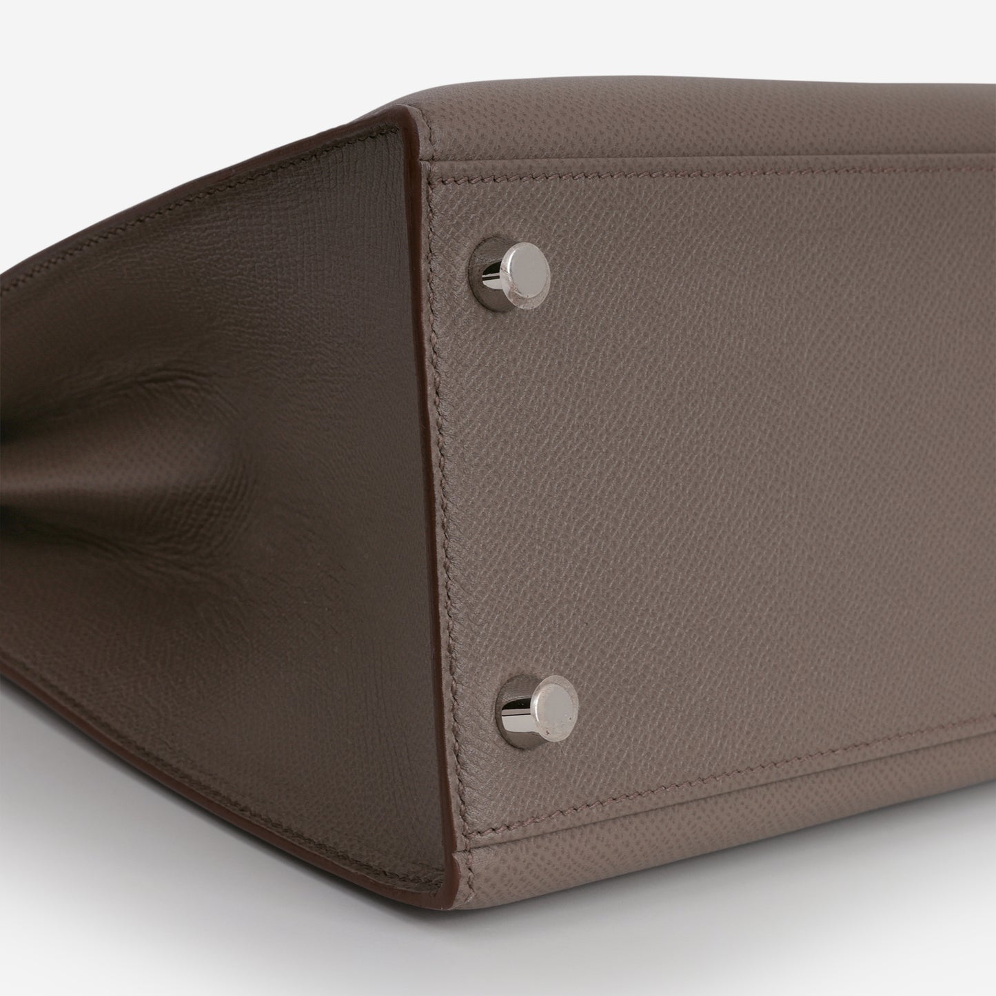 Hermès Kelly 32 - Gris Etain Epsom | Palladium Hardware