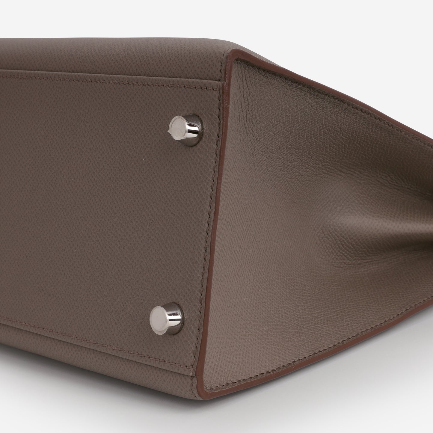 Hermès Kelly 32 - Gris Etain Epsom | Palladium Hardware