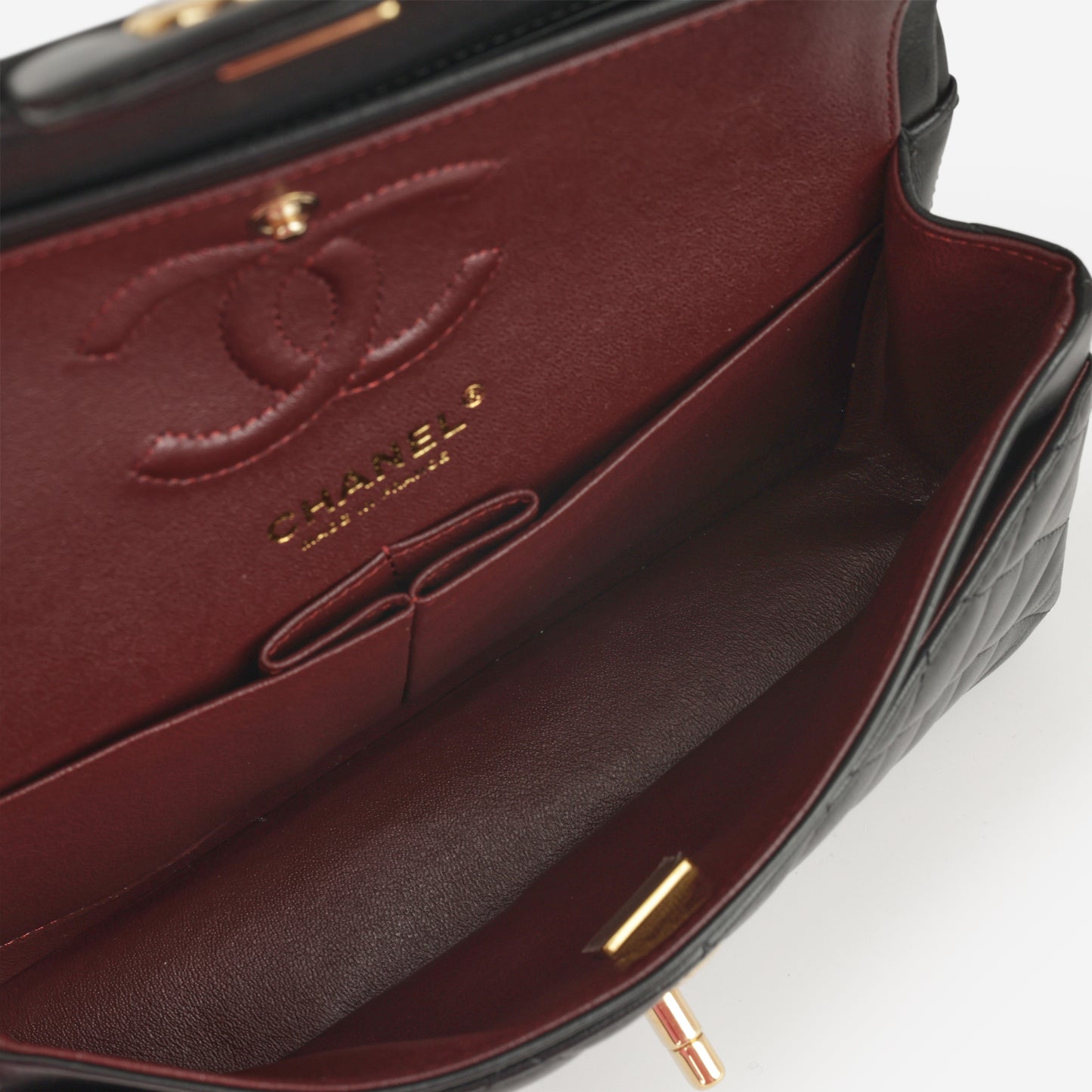 Chanel Small Classic Flap - Black Lambskin | Gold Hardware