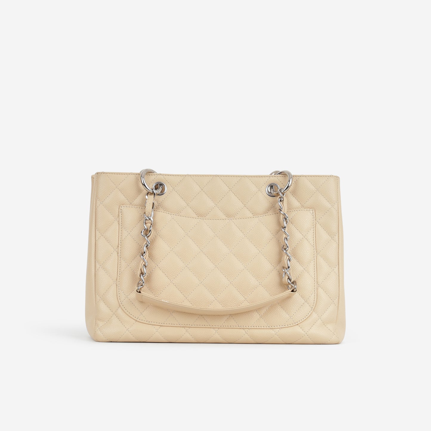 Chanel GST - Beige Caviar | Silver Hardware