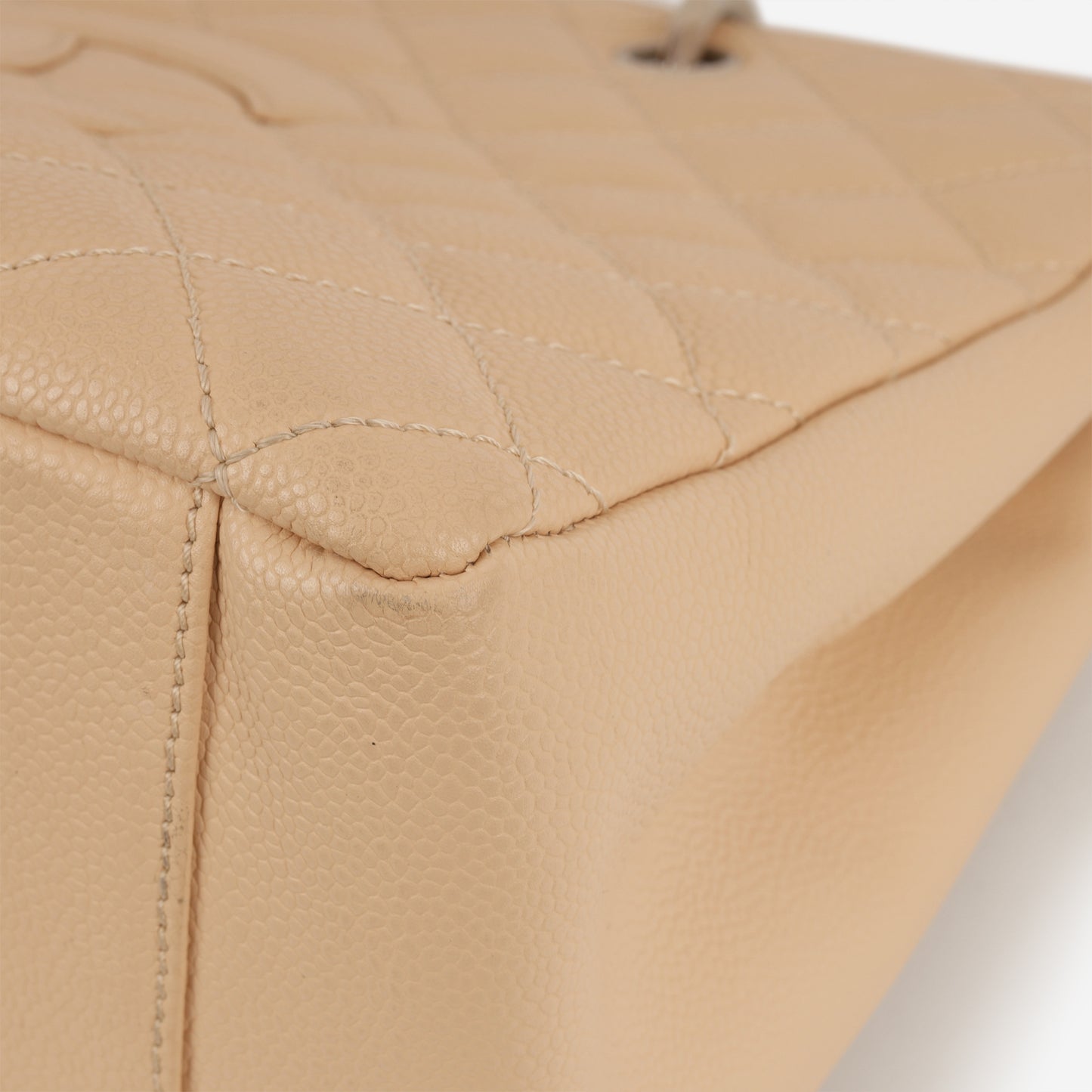 Chanel GST - Beige Caviar | Silver Hardware