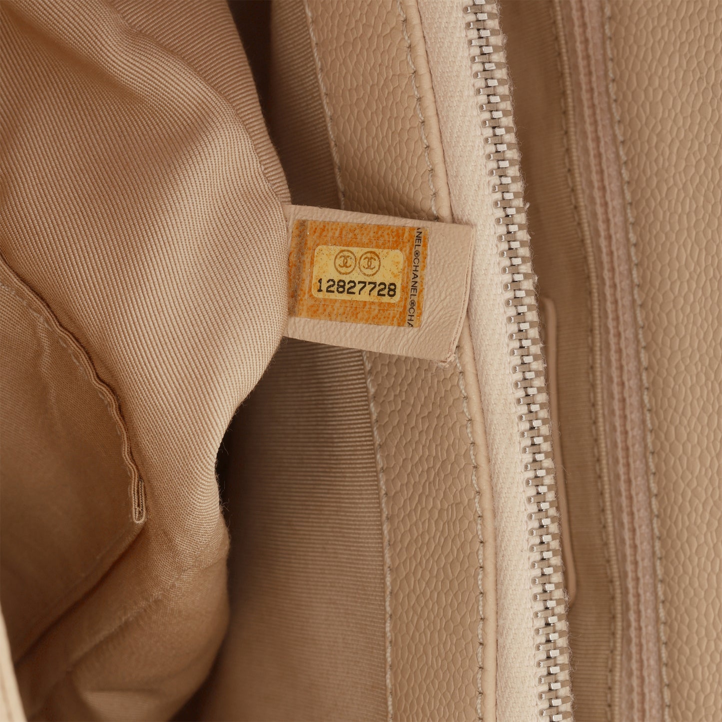 Chanel GST - Beige Caviar | Silver Hardware