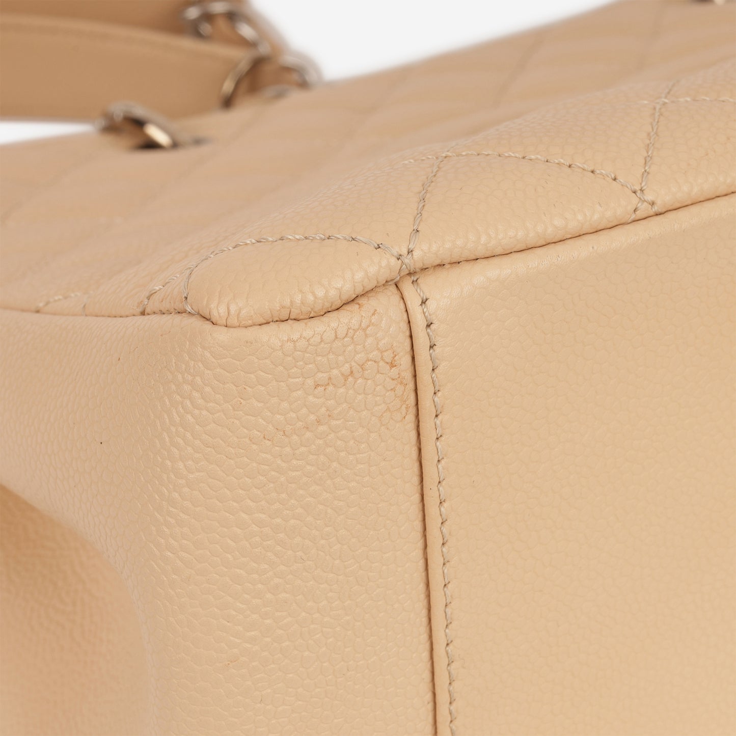 Chanel GST - Beige Caviar | Silver Hardware