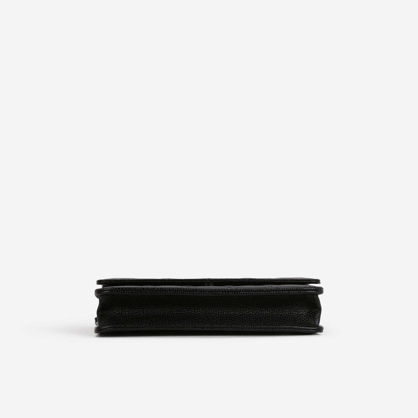 Chanel Classic Wallet on Chain - Black Caviar | Silver Hardware