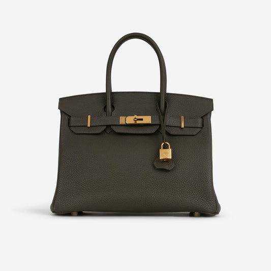 Hermès Birkin 30 - Vert De Gris Togo | Gold Hardware