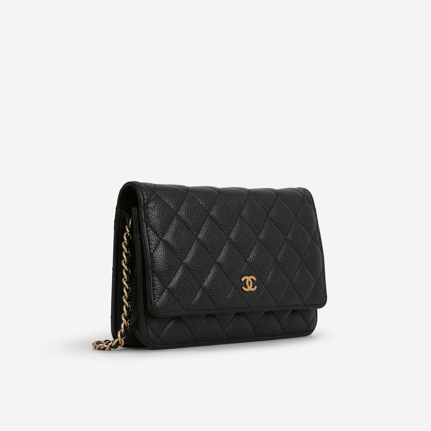 Chanel Classic Wallet on Chain - Black Caviar | Gold Hardware