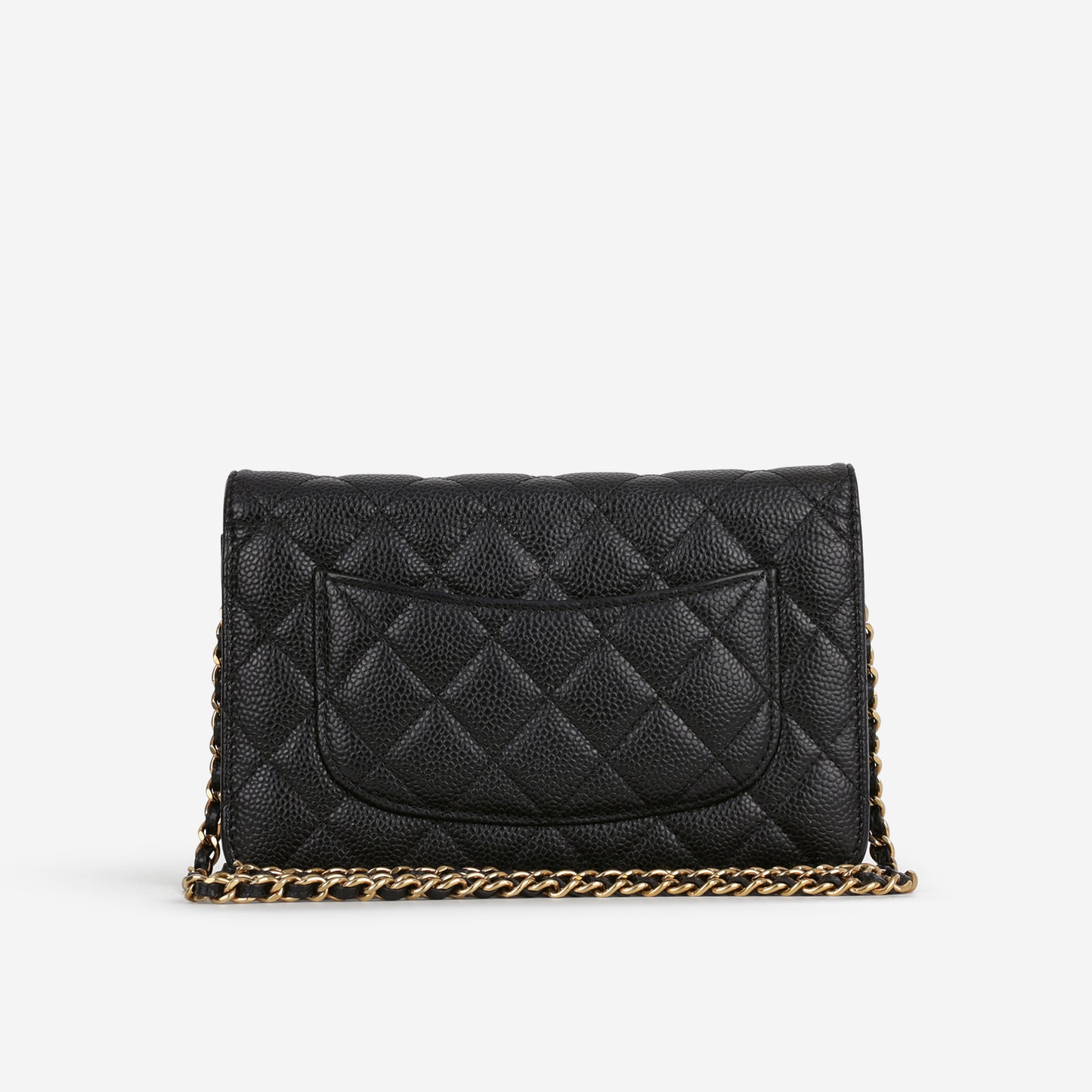 Chanel Classic Wallet on Chain - Black Caviar | Gold Hardware