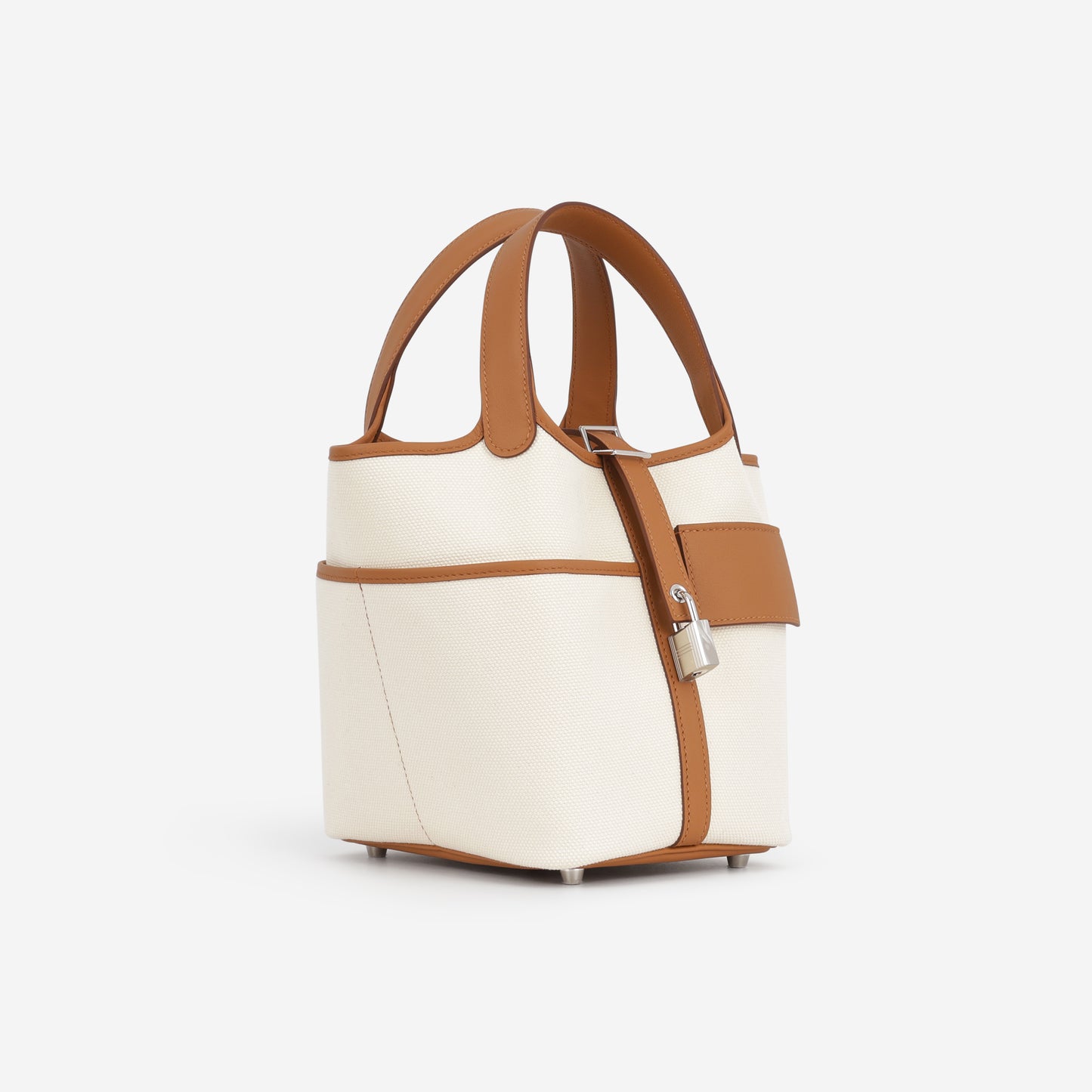 Hermès Picotin 18 Cargo - Ecru Canvas / Gold Swift | Palladium Hardware