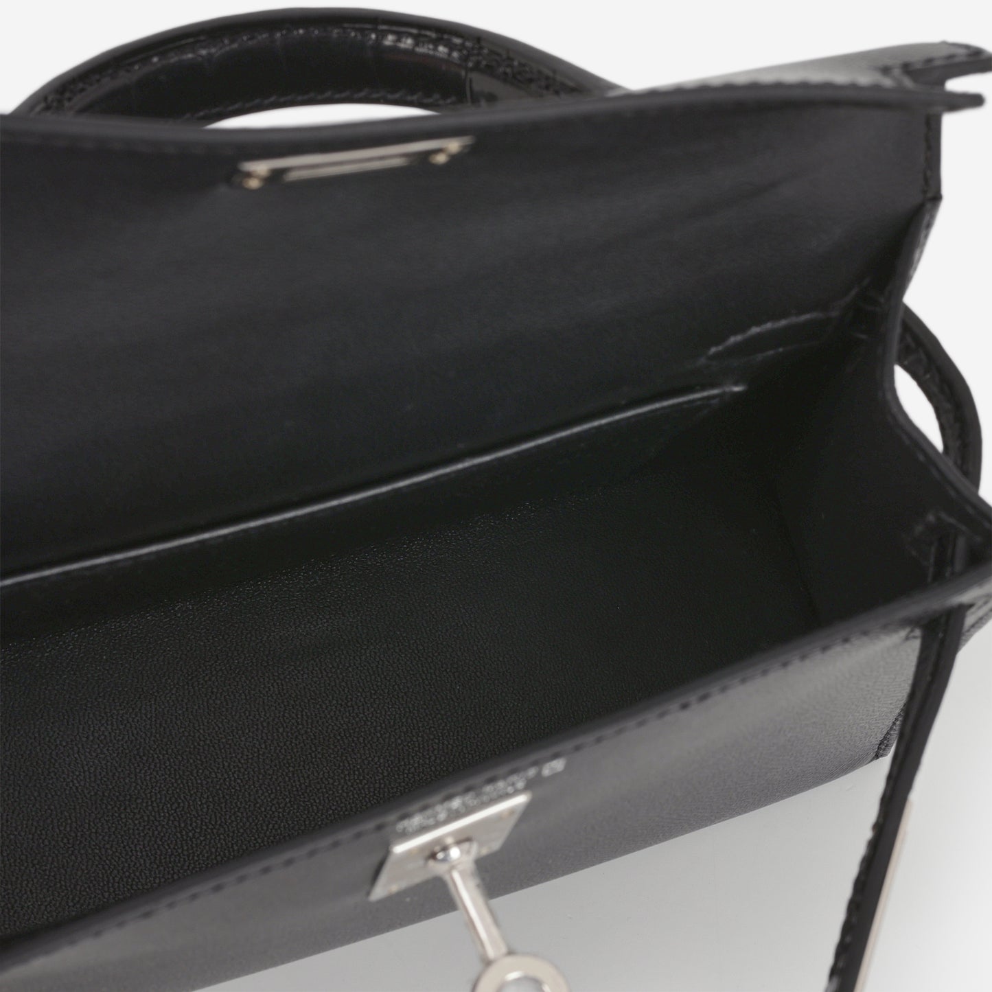 Hermès Mini Kelly Touch - Black Madame / Alligator | Palladium Hardware