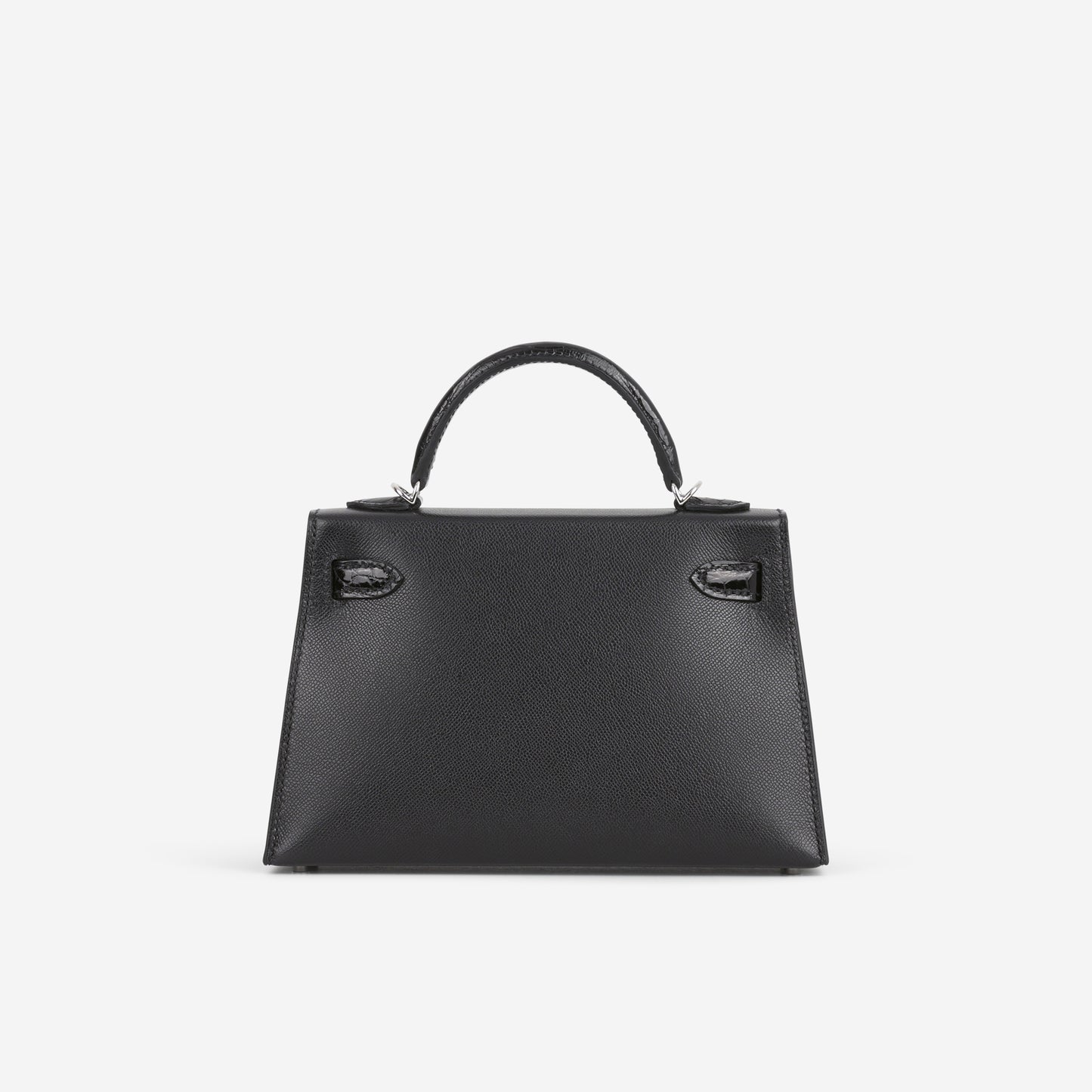 Hermès Mini Kelly Touch - Black Madame / Alligator | Palladium Hardware