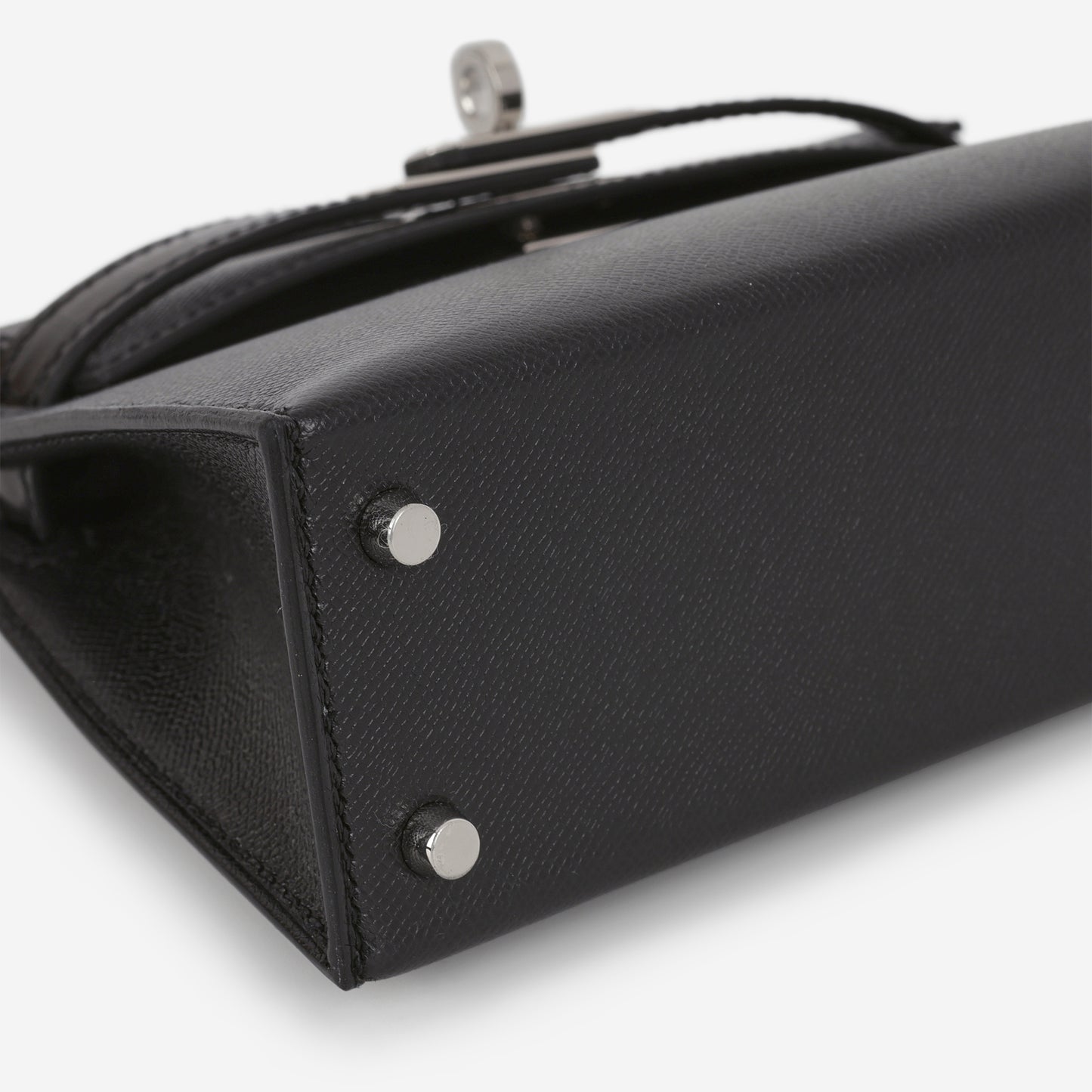 Hermès Mini Kelly Touch - Black Madame / Alligator | Palladium Hardware