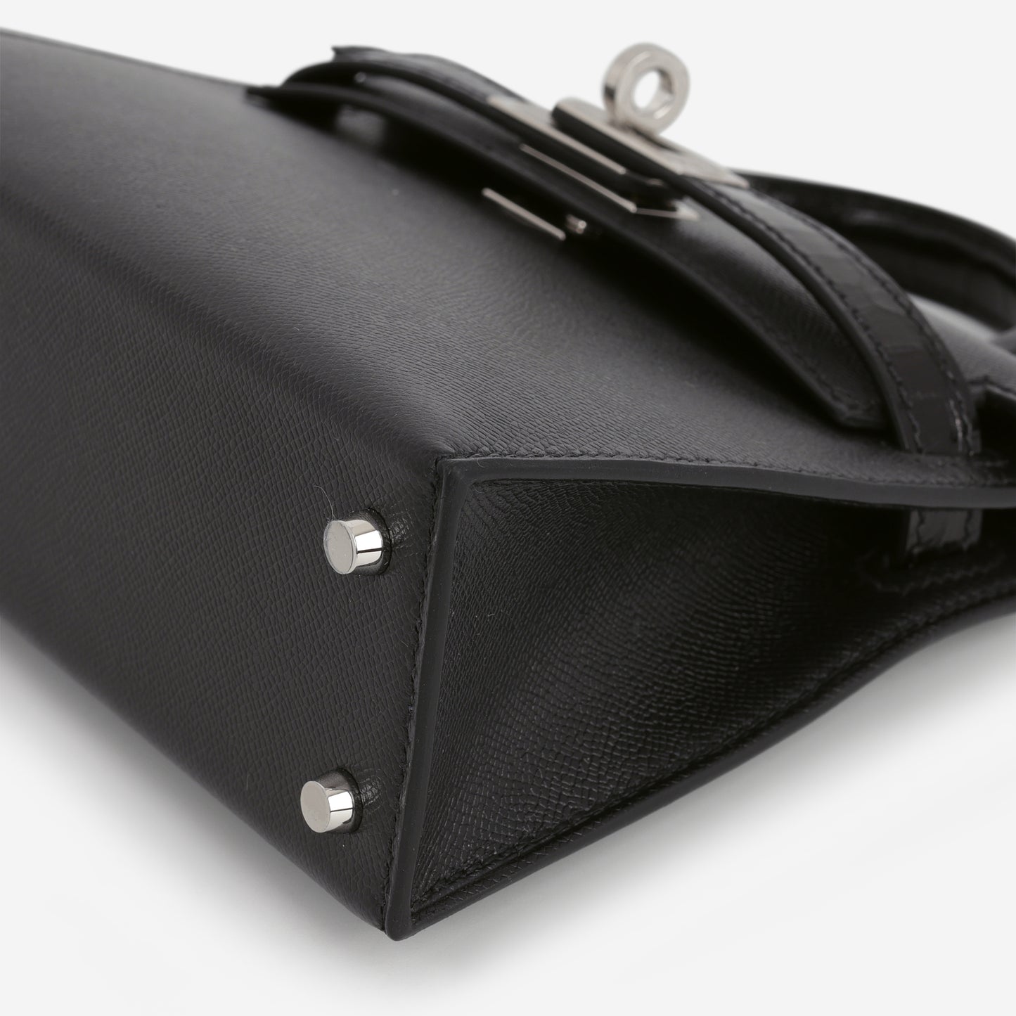 Hermès Mini Kelly Touch - Black Madame / Alligator | Palladium Hardware