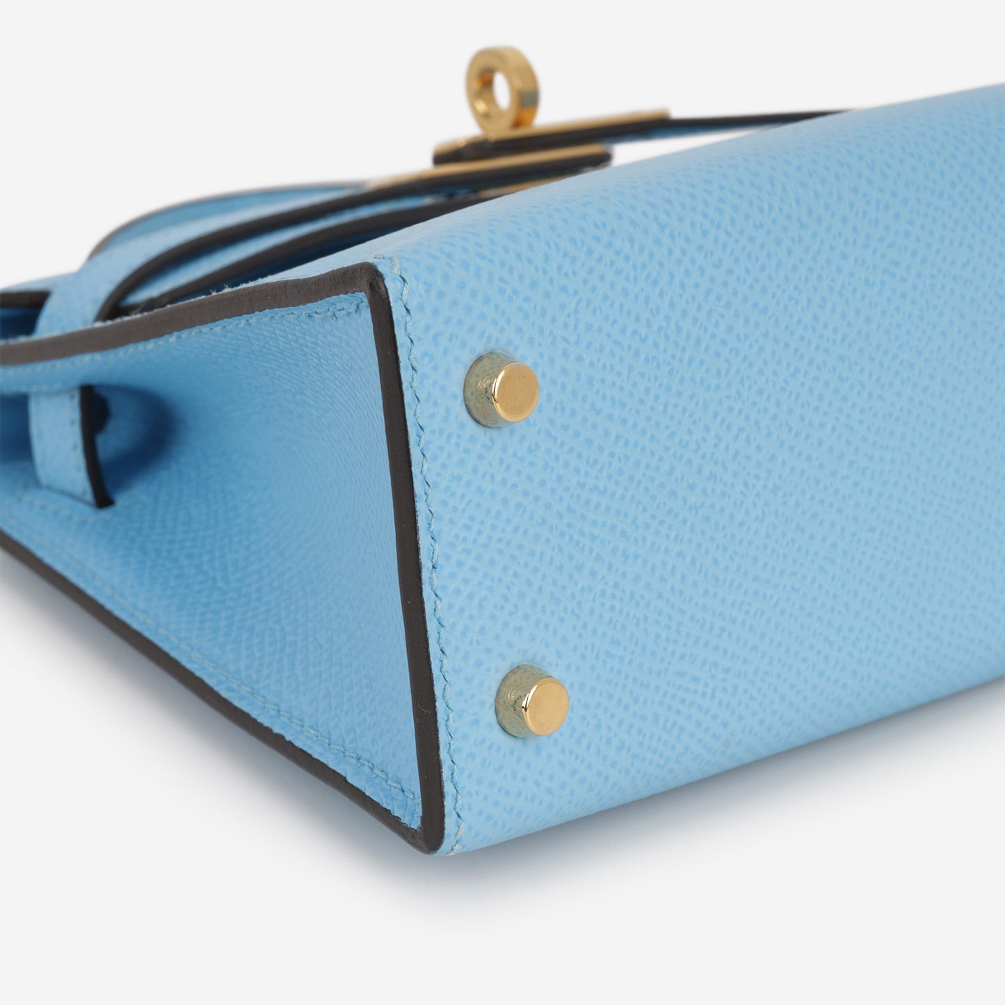 Hermès Mini Kelly 20 - Celeste Epsom | Gold Hardware