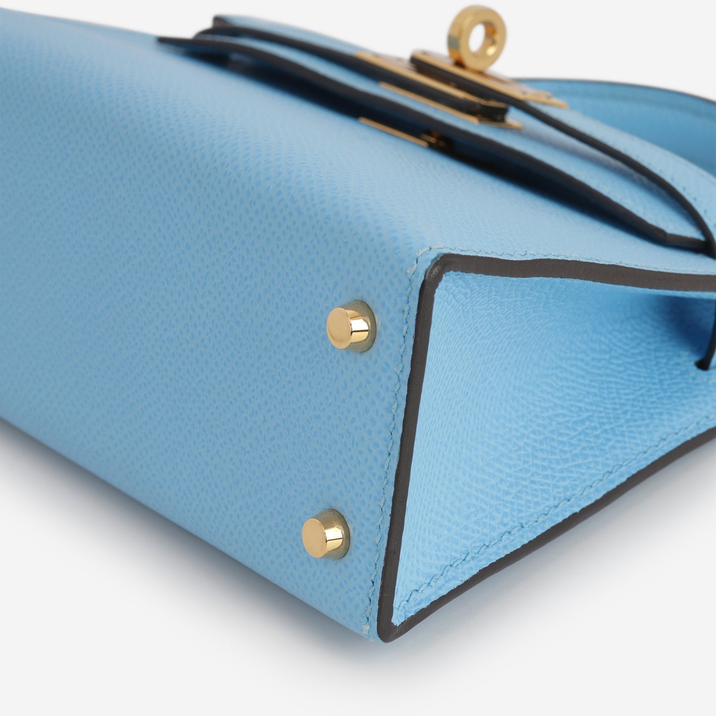 Hermès Mini Kelly 20 - Celeste Epsom | Gold Hardware