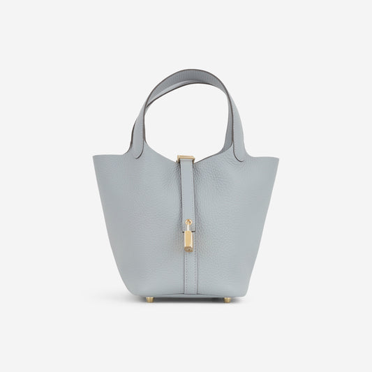 Hermès Picotin 18 - Gris Pantin Clemence | Gold Hardware