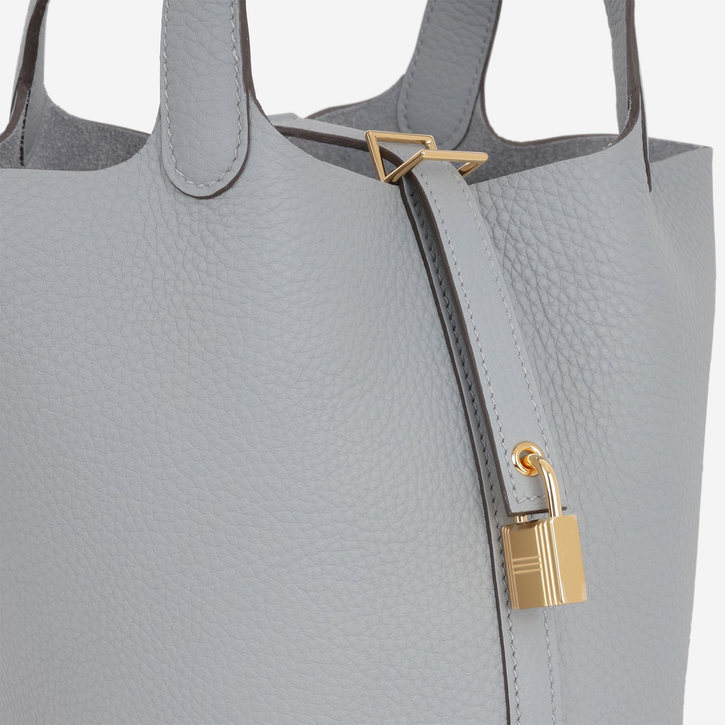 Hermès Picotin 18 - Gris Pantin Clemence | Gold Hardware - Bagista