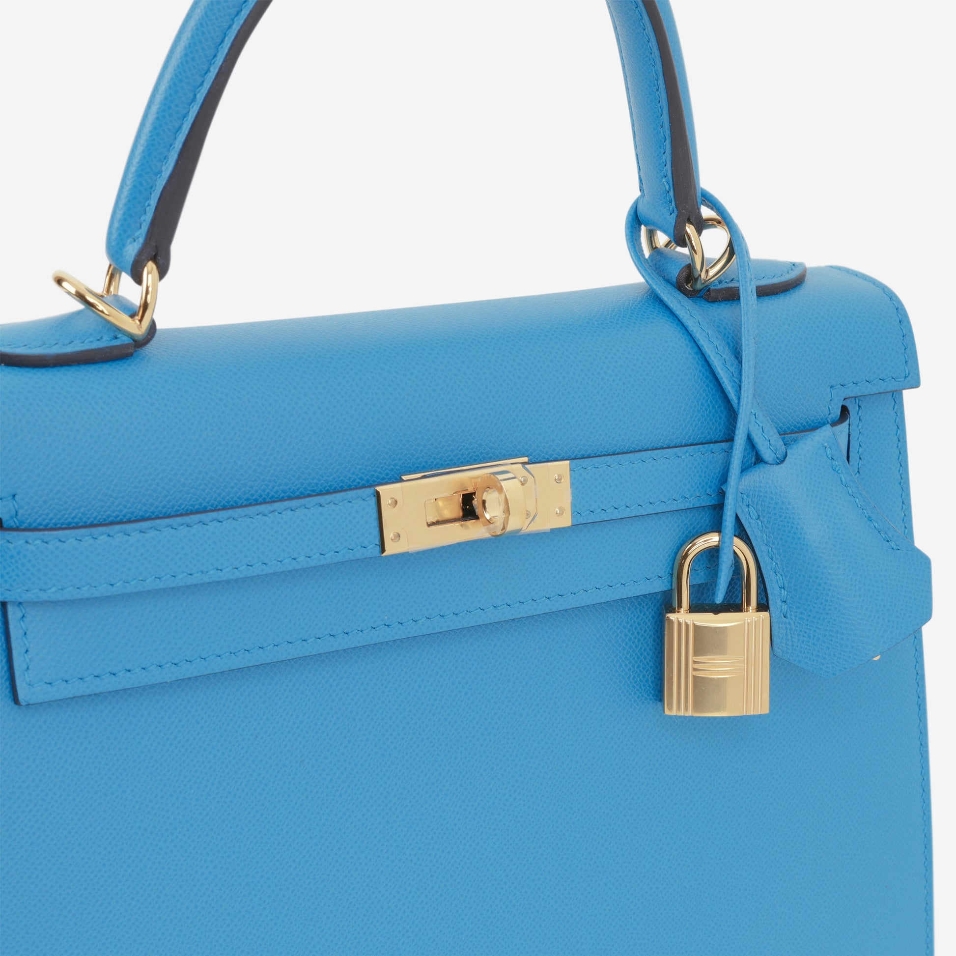 Hermès Kelly 25 - Bleu Frida Madame | Gold Hardware - Bagista