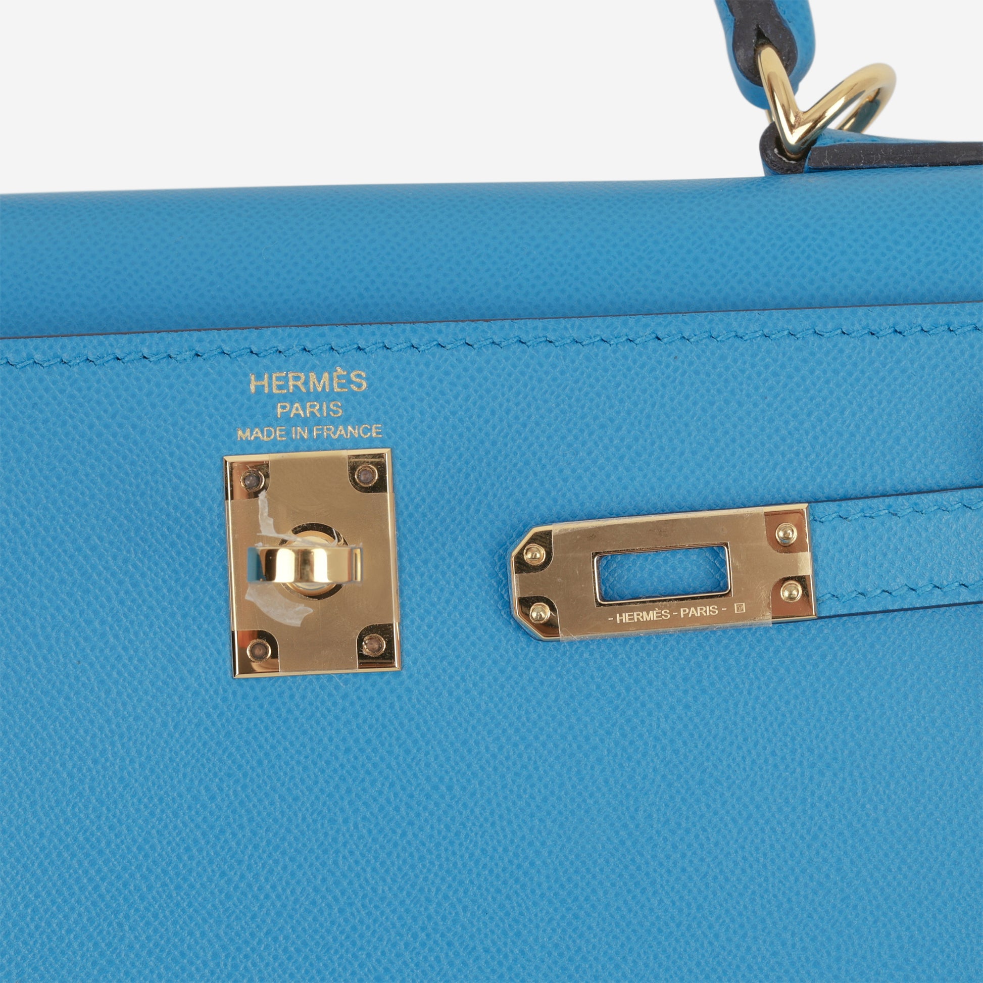 Hermès Kelly 25 - Bleu Frida Madame | Gold Hardware - Bagista