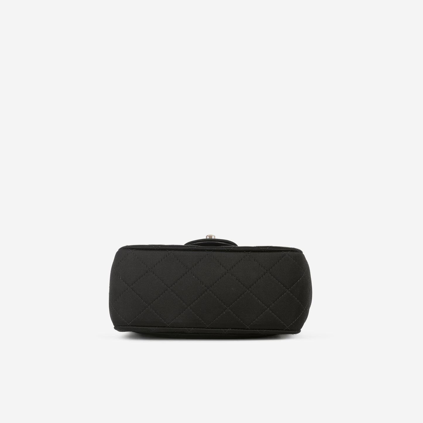 Chanel Mini Square Crystal CC Crush - Black Satin | Champagne Gold Hardware