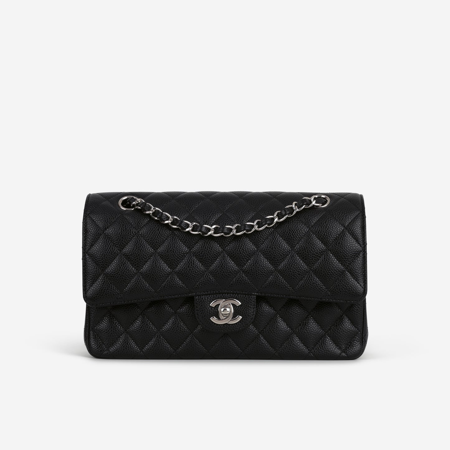 Chanel Medium Classic Flap - Black Caviar | Silver Hardware