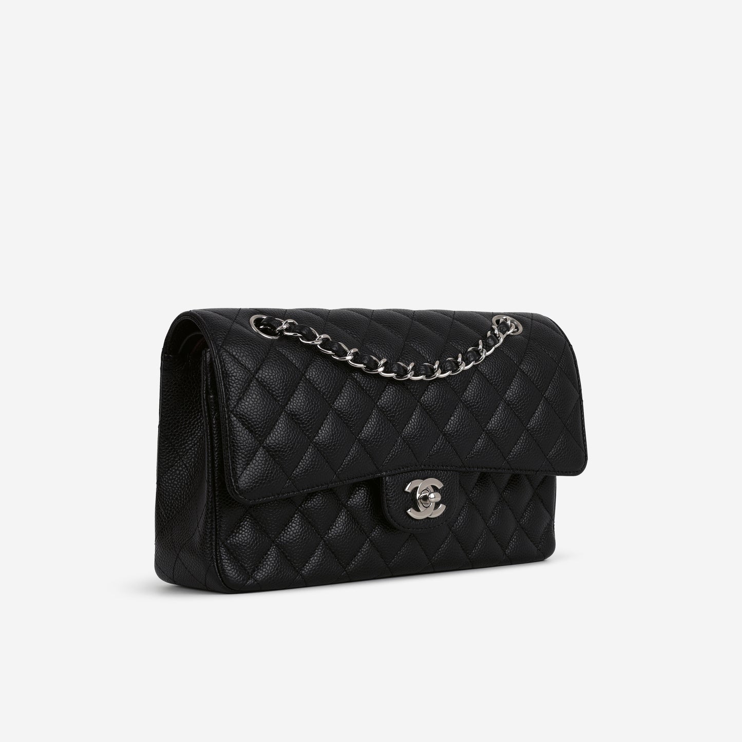 Chanel Medium Classic Flap - Black Caviar | Silver Hardware