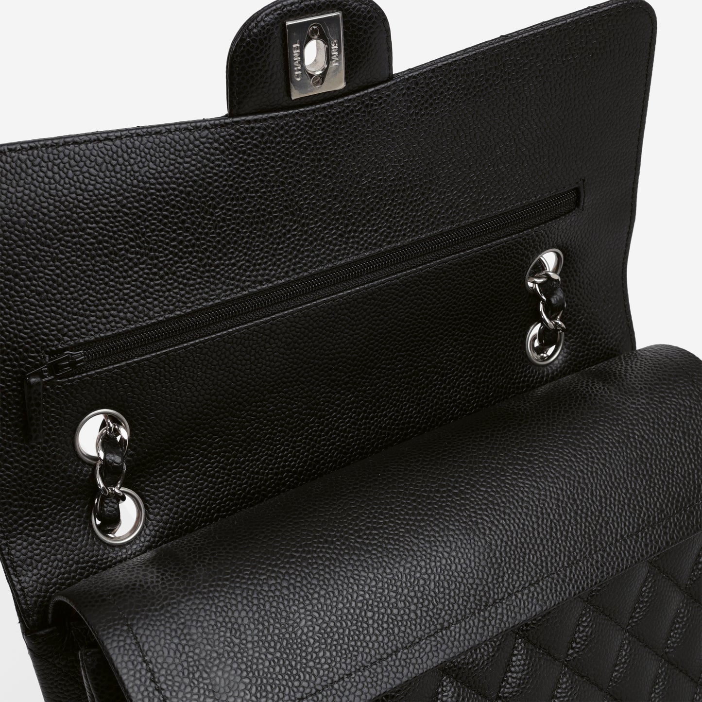 Chanel Medium Classic Flap - Black Caviar | Silver Hardware