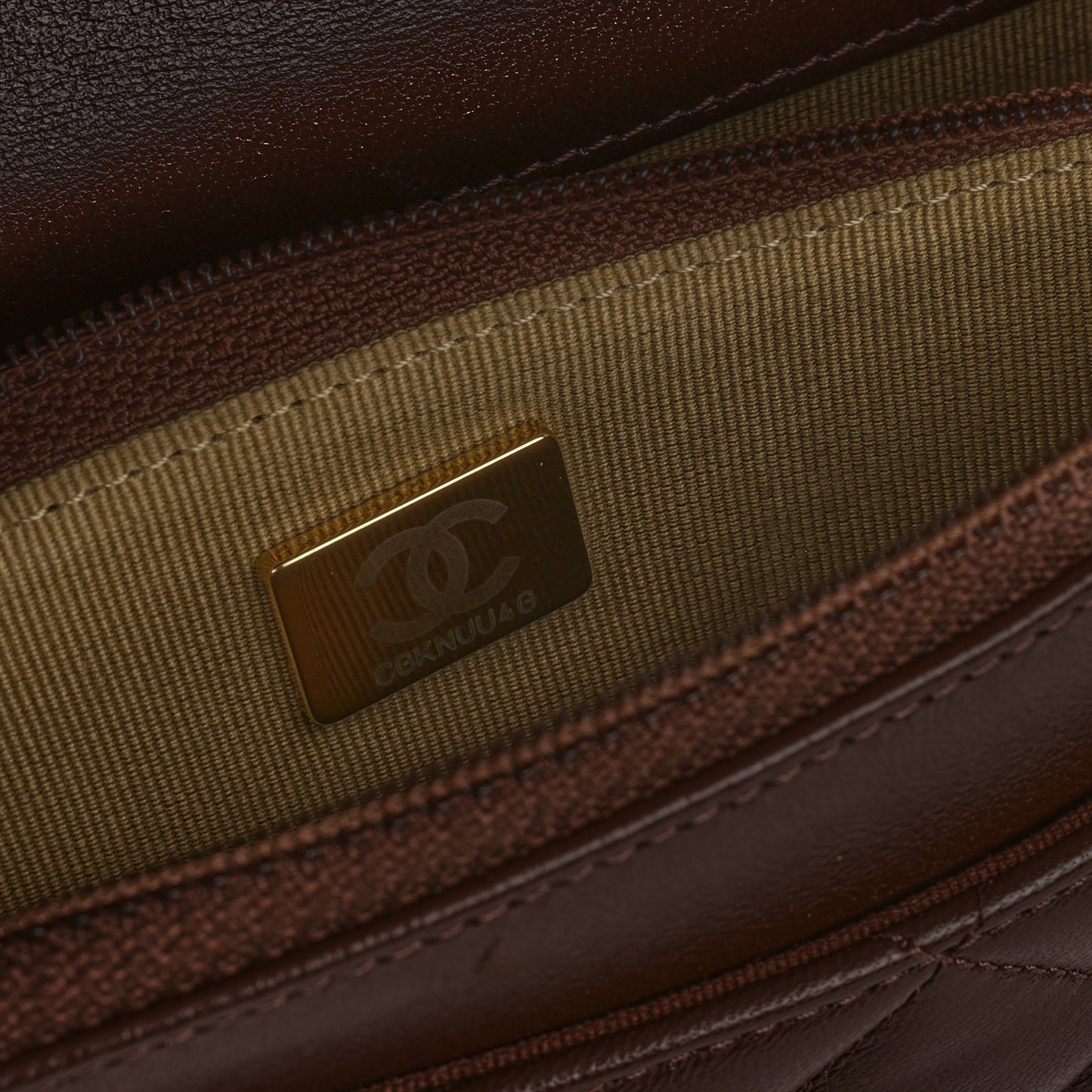 Chanel Pearl Crush Wallet On Chain - Brown Lambskin | Gold Hardware - Bagista