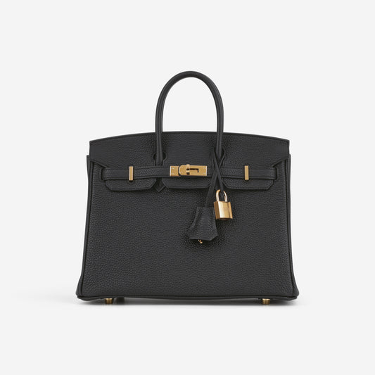 Hermès Birkin 25 - Black Togo | Gold Hardware
