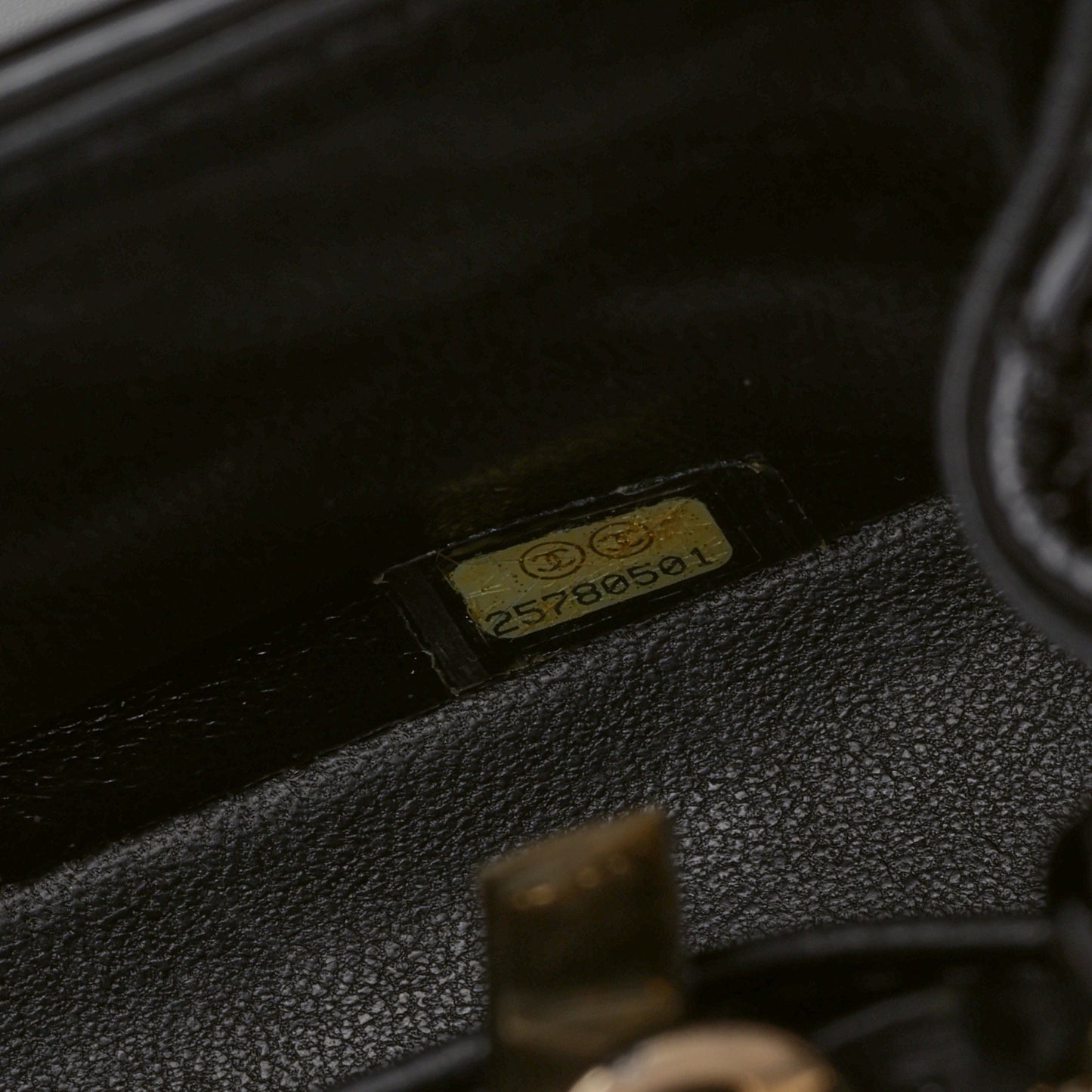 Chanel Classic Mini Flap Square - Black Patent | Champagne Gold Hardware