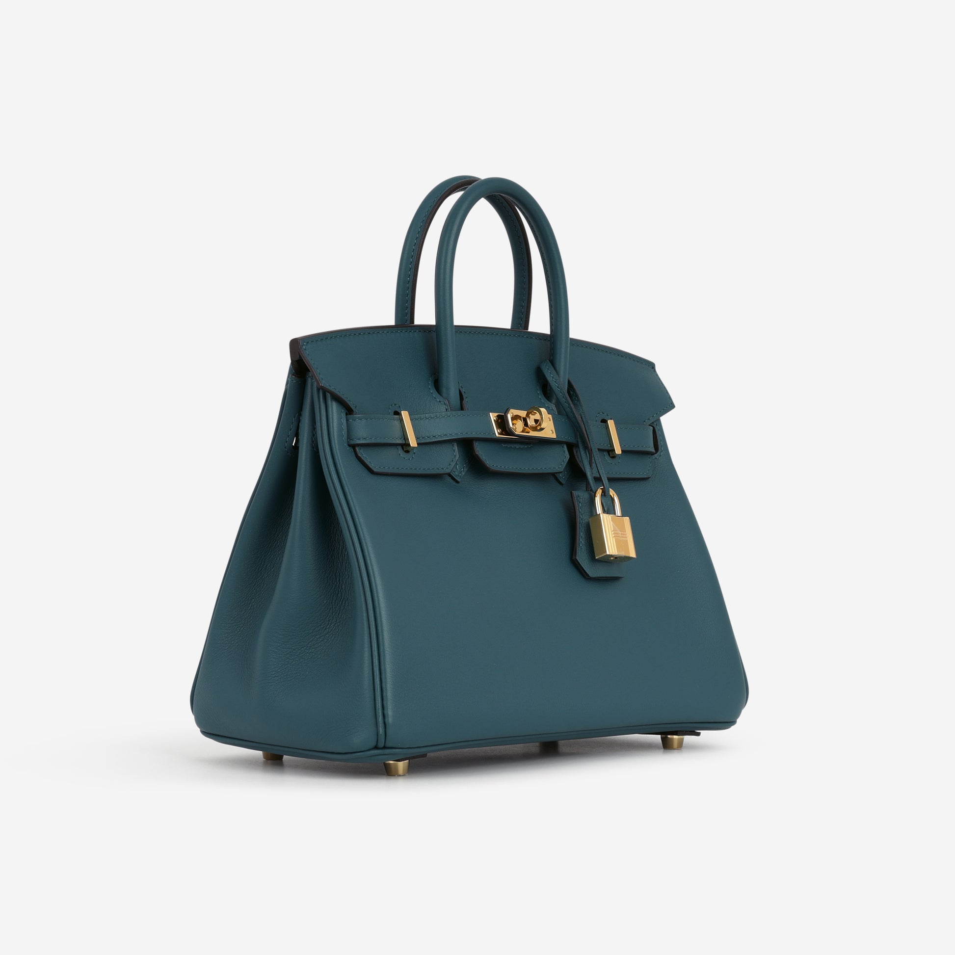Hermès Birkin 25 - Vert Bosphore Swift | Gold hardware - Bagista
