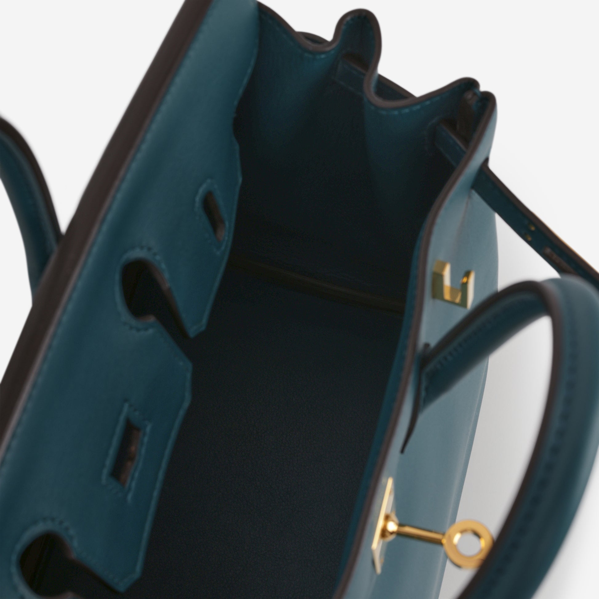 Hermès Birkin 25 - Vert Bosphore Swift | Gold hardware - Bagista